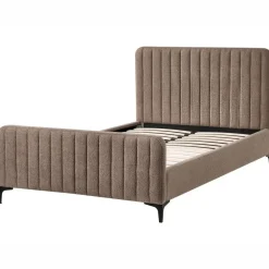Leen Bakker LUNAN - Tweepersoonsbed - Taupe - 120 x 200 cm - Bouclé