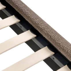 Leen Bakker LUNAN - Tweepersoonsbed - Taupe - 120 x 200 cm - Bouclé