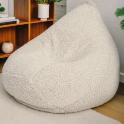 Bobbel Home Luxe Teddy Zitzakstoel van BobbelHome – Comfortabel voor in huis
