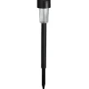 Prikspots-LuxForm Solar tuinlamp - 1x - zwart - LED warm wit - D4,7 x H32,5 cm