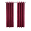 LW Collection Gordijnen Rood 245x290cm Velvet Kant en klaar 1 stuk
