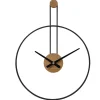 Klokken-LW Collection Wandklok Fargo zwart 55cm