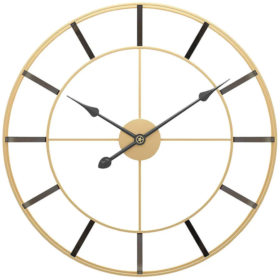 Klokken-LW Collection Wandklok ISLA Goud 60cm