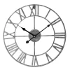 Klokken-LW Collection Wandklok Olivier zilver 40cm