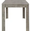 Rechthoekige Eettafels-Loft24 Lynn - Eettafel 120x80 cm 6 personen in MDF beton