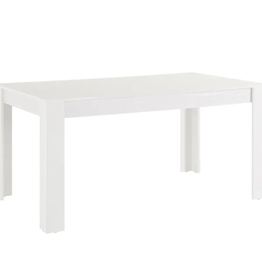 Loft24 Lynn - Eettafel 160x90 cm voor 8 in wit MDF