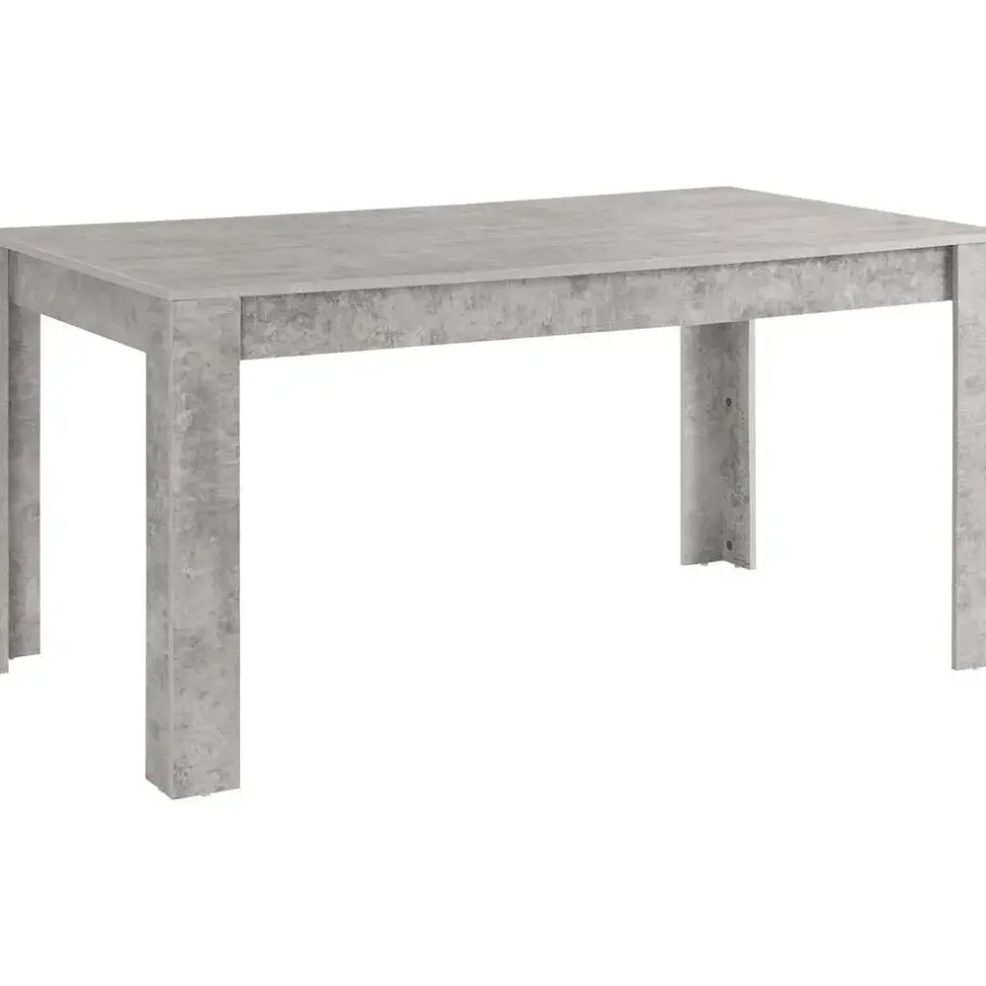Loft24 Lynn - Eettafel 160x90 cm voor 8 in MDF beton