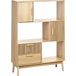 Boekenkasten|Boekenkasten-Leen Bakker LYNWOOD - Boekenkast - Lichthout - MDF