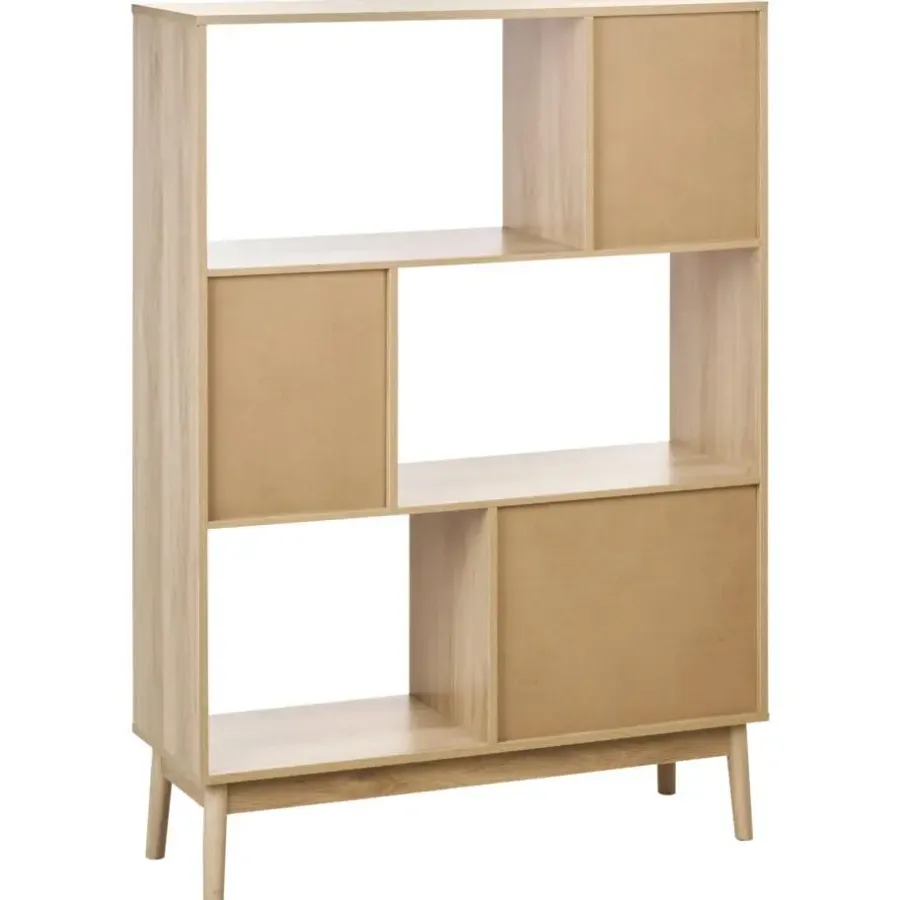 Boekenkasten|Boekenkasten-Leen Bakker LYNWOOD - Boekenkast - Lichthout - MDF