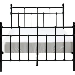 Leen Bakker LYNX - Tweepersoonsbed - Zwart - 120 x 200 cm - Metaal