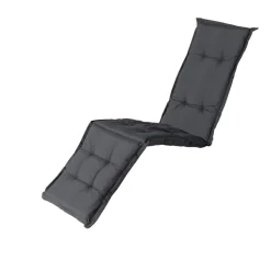 Tuinstoelkussens-Madison - Deckchair kussen Panama grey - Ca. 200x50 cm