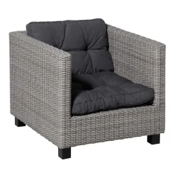 Madison - Florance Rugkussen Panama grey - Ca. 43x73 cm - Set van 2