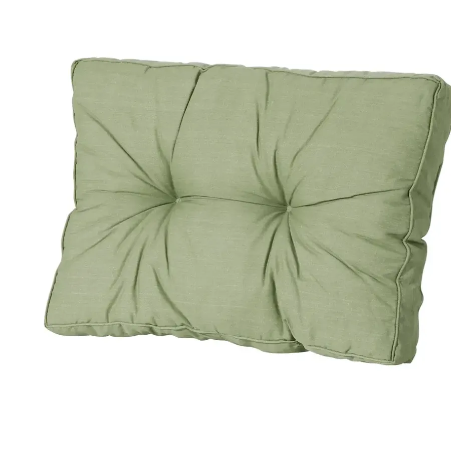 Loungekussens-Madison - Florance Rugkussen Basic green - Ca. 43x60 cm - Set van 2