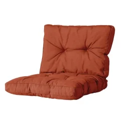 Loungekussens-Madison - Florance Rugkussen Panama terra - Ca. 43x60 cm - Set van 2