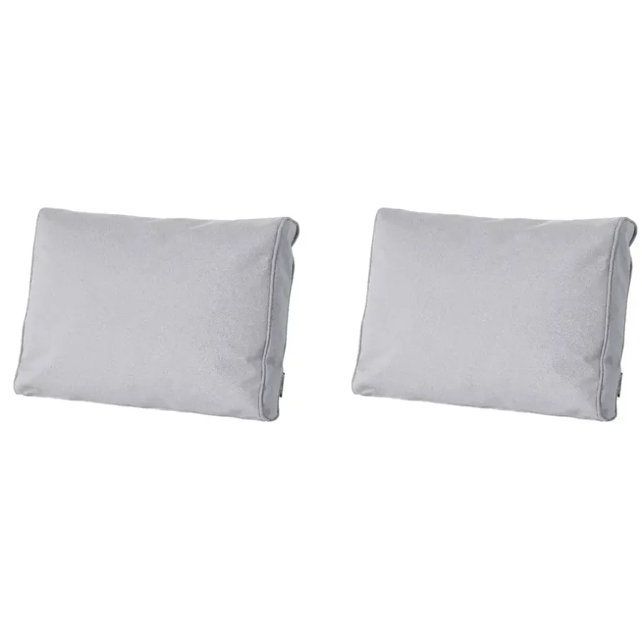 Loungekussens-Madison - Lounge Profi-Line Manchester light grey - Ca. 40x60 cm - Set van 2