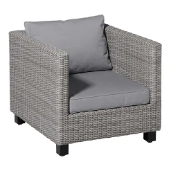 Loungekussens-Madison - Lounge Profi-Line Manchester light grey - Ca. 40x60 cm - Set van 2
