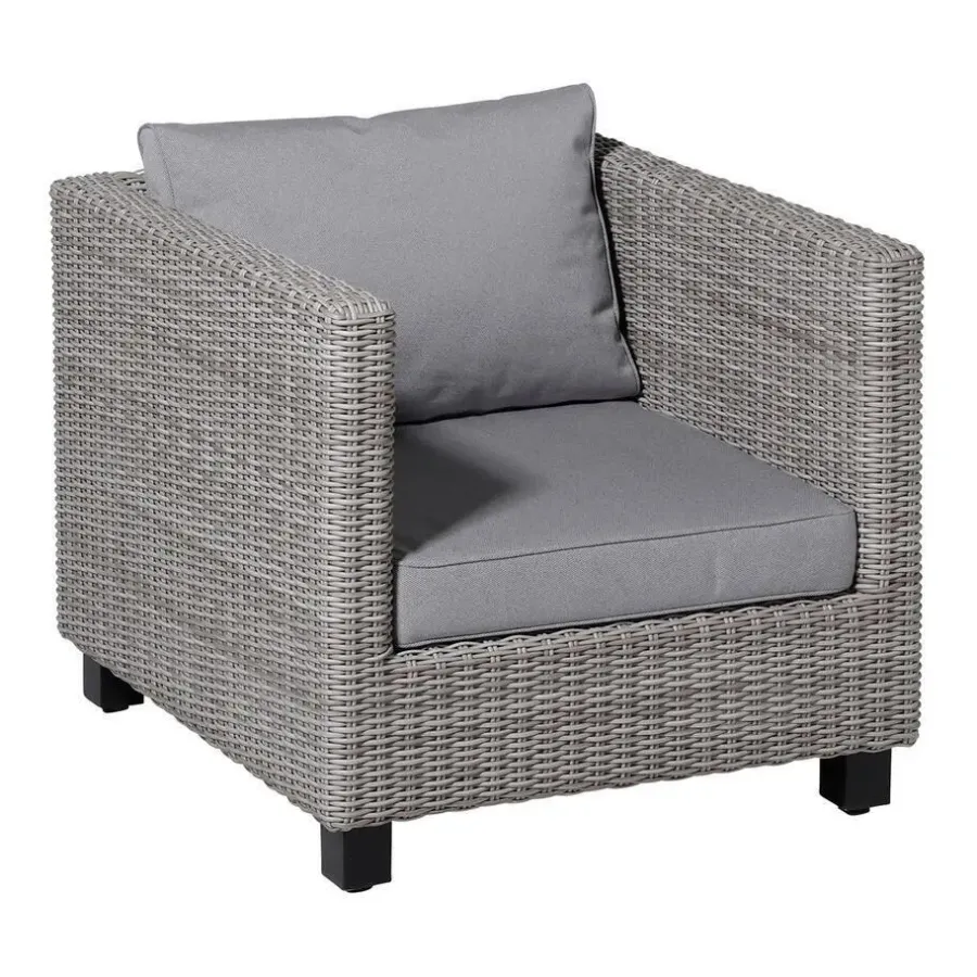 Loungekussens-Madison - Lounge Profi-Line Manchester light grey - Ca. 40x60 cm - Set van 2