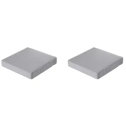 Madison - Lounge Profi-Line Zitkussen Manchester l-grey - 60x60 cm - Set van 2