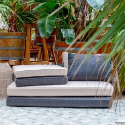 Loungekussens-Madison - Lounge Profi-Line Zitkussen Dark grey - Ca. 60x60 cm - Set van 2
