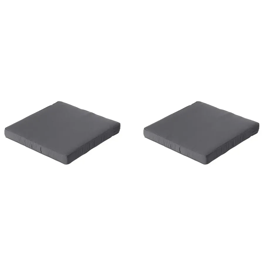 Loungekussens-Madison - Lounge Profi-Line Zitkussen Panama grey - Ca. 60x60 cm - Set van 2