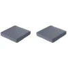 Madison - Lounge Profi-Line Zitkussen Manchester grey - 73x73 cm - Set van 2