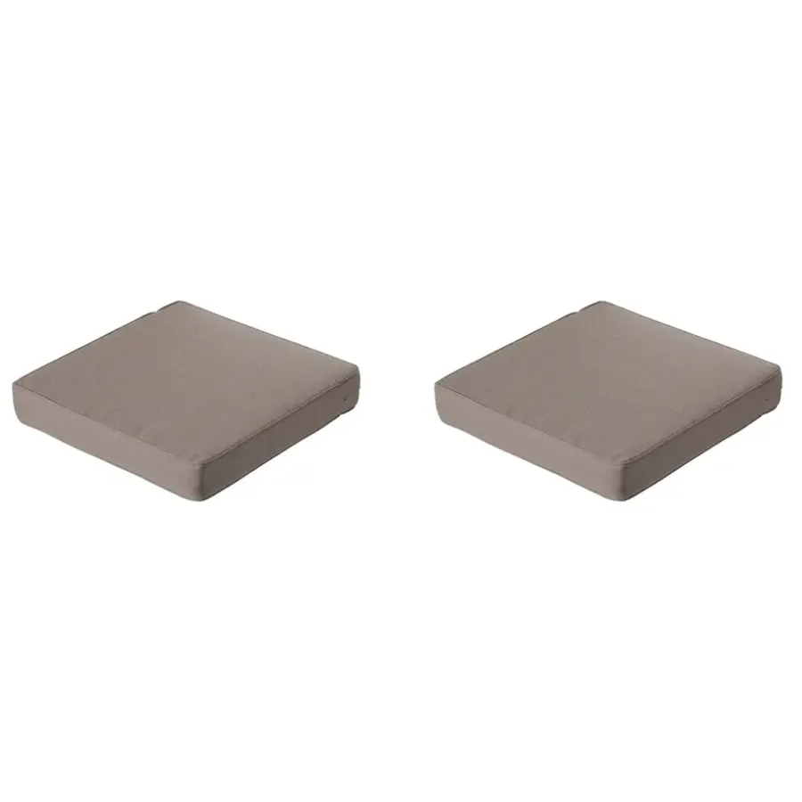 Loungekussens-Madison - Lounge Profi-Line Zitkussen Manchester taupe - 60x60 cm - Set van 2