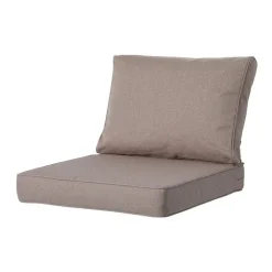 Loungekussens-Madison - Lounge Profi-Line Zitkussen Manchester taupe - 60x60 cm - Set van 2