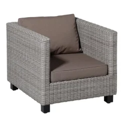 Loungekussens-Madison - Lounge Profi-Line Manchester taupe - Ca. 43x73 cm - Set van 2