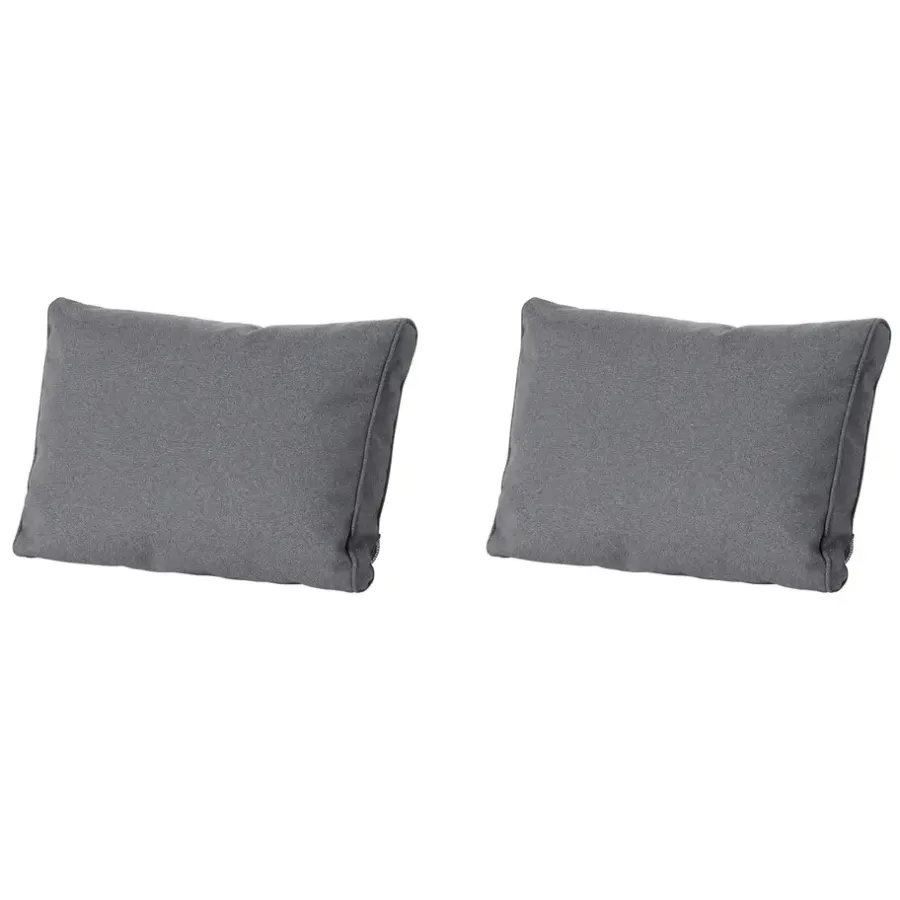Loungekussens-Madison - Lounge Profi-Line Manchester grey - Ca. 40x60 cm - Set van 2