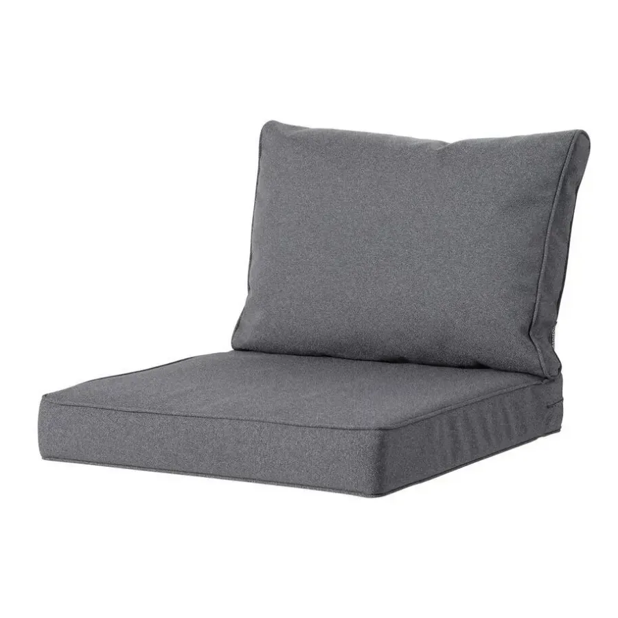 Loungekussens-Madison - Lounge Profi-Line Manchester grey - Ca. 40x60 cm - Set van 2