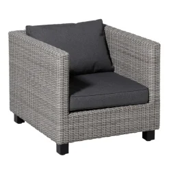 Loungekussens-Madison - Lounge Profi-Line Manchester grey - Ca. 40x60 cm - Set van 2