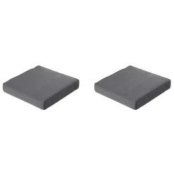 Madison - Lounge Profi-Line Zitkussen grey - Ca. 73x73 cm - Set van 2