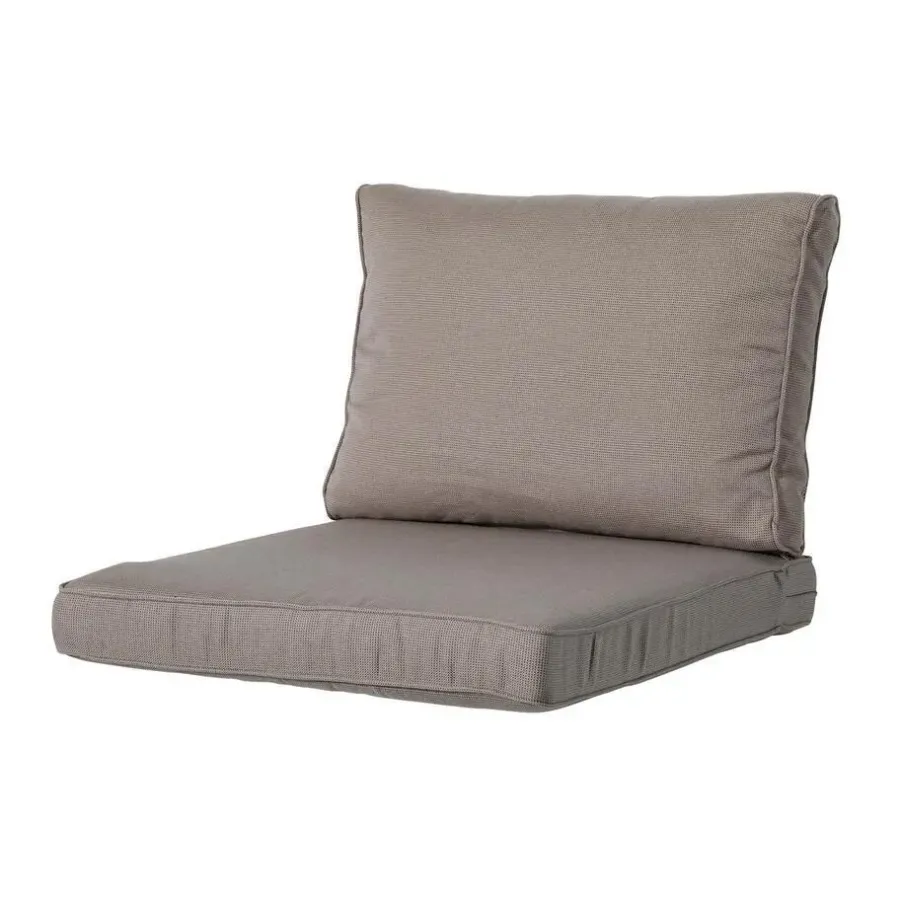 Madison - Lounge Profi-Line Zitkussen Rib liver - Ca. 60x60 cm - Set van 2