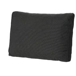 Loungekussens-Madison - Lounge Rugkussen Rib black - Ca. 43x73 cm - Set van 2