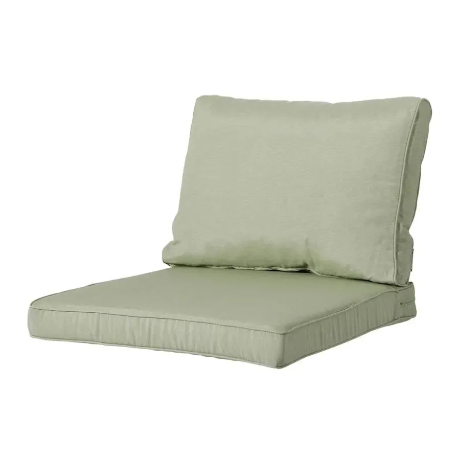 Loungekussens-Madison - Lounge Rugkussen Panama sage - Ca. 40x60 cm - Set van 2