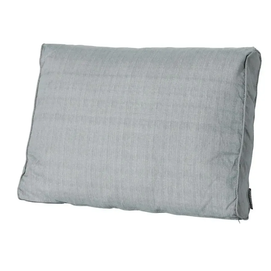 Madison - Lounge Rugkussen Basic grey - Ca. 43x73 cm - Set van 2