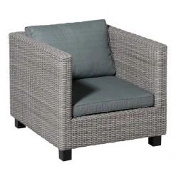 Madison - Lounge Rugkussen Basic grey - Ca. 40x60 cm - Set van 2