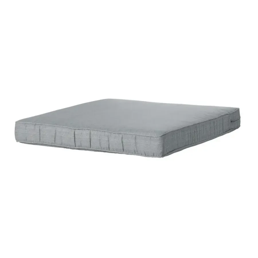 Loungekussens-Madison - Lounge Zitkussen Basic grey - Ca. 60x60 cm - Set van 2