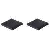 Loungekussens-Madison - Lounge Zitkussen Basic black - Ca. 60x60 cm - Set van 2