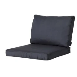 Loungekussens-Madison - Lounge Zitkussen Basic black - Ca. 60x60 cm - Set van 2