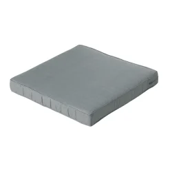 Loungekussens-Madison - Lounge Zitkussen Basic grey - Ca. 73x73 cm - Set van 2