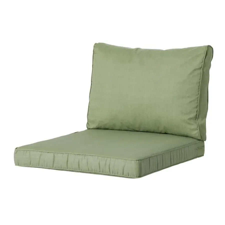 Madison - Lounge Zitkussen Basic green - Ca. 60x60 cm - Set van 2