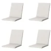 Tuinstoelkussens-Madison - Stapelstoelkussen Napels sand - Ca. 97x49 cm - Set van 4