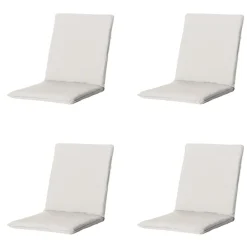 Tuinstoelkussens-Madison - Stapelstoelkussen Napels sand - Ca. 97x49 cm - Set van 4