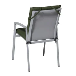 Tuinstoelkussens-Madison - Stapelstoelkussen Panama green - Ca. 97x49 cm - Set van 4
