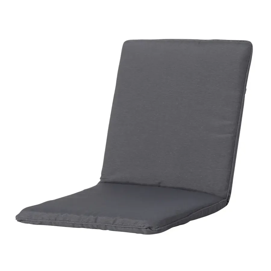 Madison - Stapelstoelkussen Panama grey - Ca. 97x49 cm - Set van 4