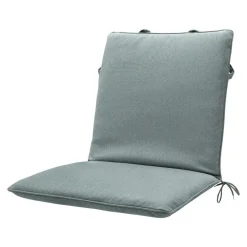Tuinstoelkussens-Madison - Stapelstoelkussen Silver canvas eco+ - Ca. 97x49 cm - Set van 4