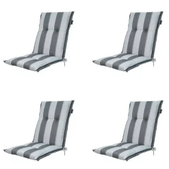 Madison - Tuinkussen Banda grey - Ca. 105x50 cm - Set van 4