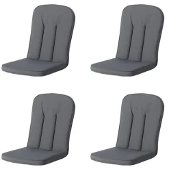 Madison - Tuinkussen Carlo / Calvia Panama grey - Ca. 100x48 cm - Set van 4