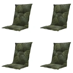 Madison - Tuinkussen Circle green - Ca. 105x50 cm - Set van 4